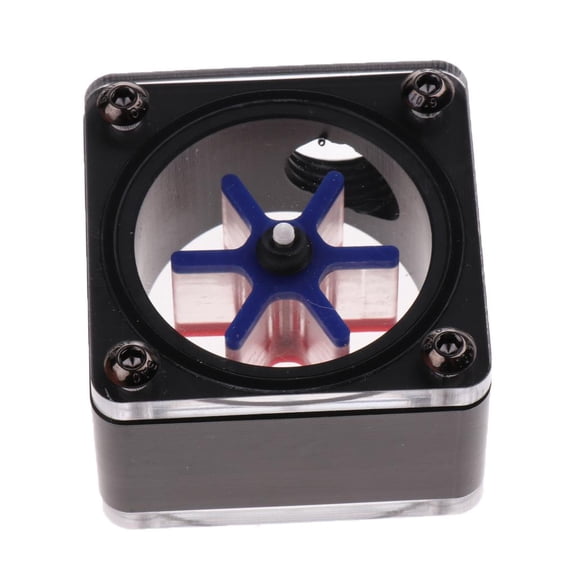 LeeQinersw G1/4\\\\\\\\\\\\\\\" Flow Indicator , Square Shape, Black Body,5