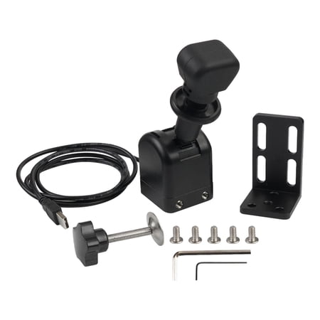 LeeQinersw Game Handbrake Black High Performance with Mounting Clip Gaming PC USB Handbrake