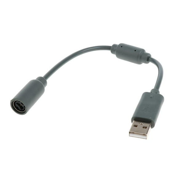 LeeQinersw Gamepad USB Converter Adapter Cable for Microsoft 360 Controller Grey