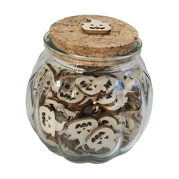 LeeQinersw Gift Jar with Lid Christmas Gift Funny Gift Container Pot Home Decor Glass Favor Style B