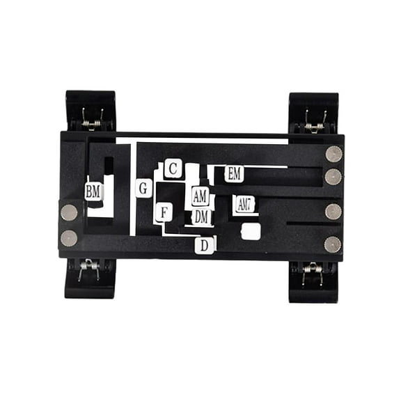 LeeQinersw Guitar Aid Chords Part Practical Guitar Learning System Beginner Black