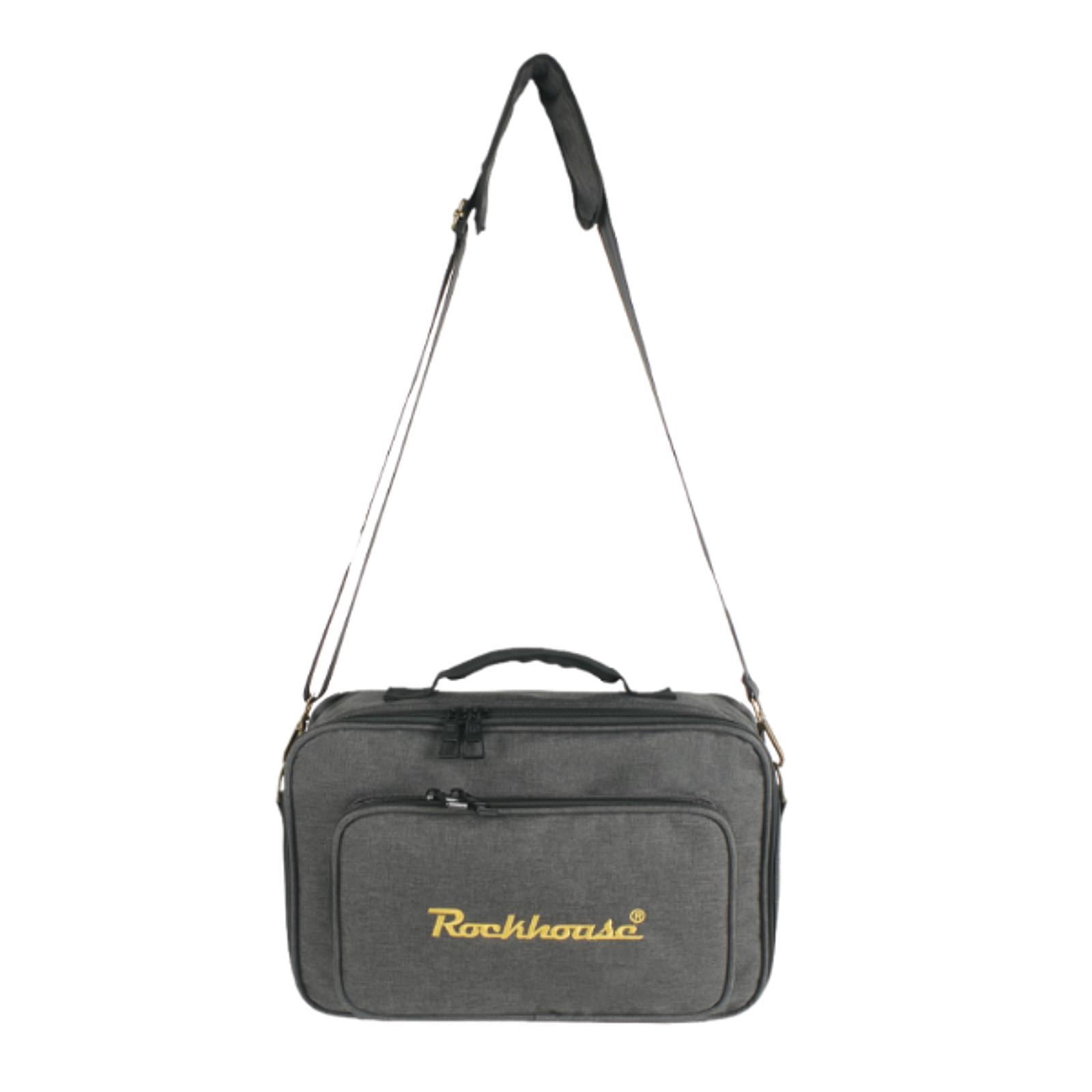 LeeQinersw Guitar Effects Pedal Board Bag Handbag Portable for Stage Studio Performance 36cmx23cmx14cm