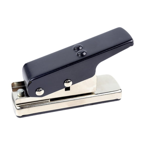 LeeQinersw Guitar Plectrum Punch Tool Steel Iron Pick Punch Accessories Card Cut Machine Replacement DIY Portable Guitar Pick Cut Sturdy Black Silver