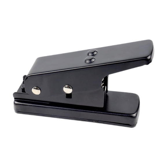 LeeQinersw Guitar Plectrum Punch Tool Steel Iron Pick Punch Accessories Card Cut Machine Replacement DIY Portable Guitar Pick Cut Sturdy Black