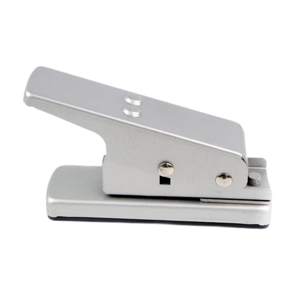 LeeQinersw Guitar Plectrum Punch Tool Steel Iron Pick Punch Accessories Card Cut Machine Replacement DIY Portable Guitar Pick Cut Sturdy Silver