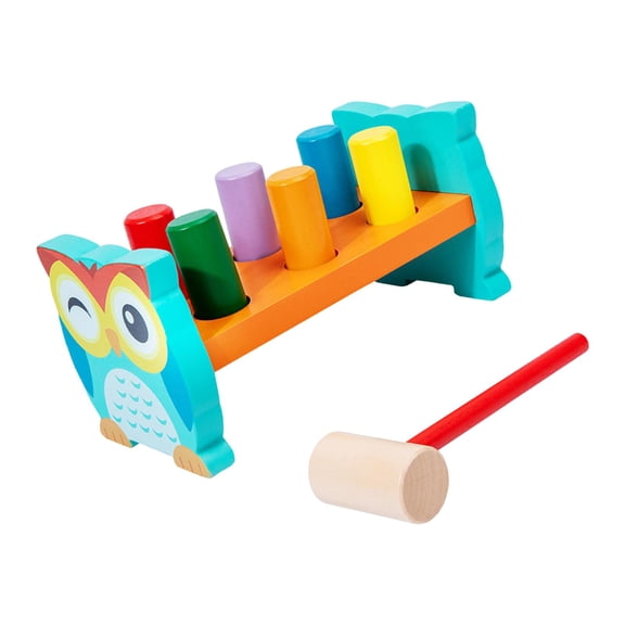 LeeQinersw Hammer Toys Colorful Developmental Toy Pounding Bench Wooden Toys for Great Gift