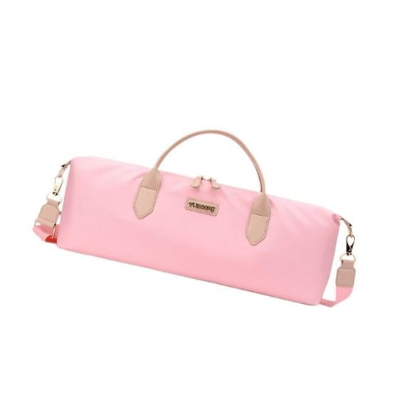 LeeQinersw Handheld Flute Storage Bag 16/17 Hole Flute Bag Lightweight 50x20x7cm Adjustable Pink