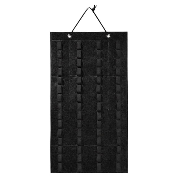 LeeQinersw Hanging Organizer for 1/64 Scale Diecast Cars, Displays Up to 60 Toy Vehicles in black