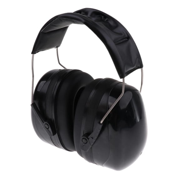 LeeQinersw Head Earmuffs Anti-noise Study Sleep Shooting Ear Protection Black