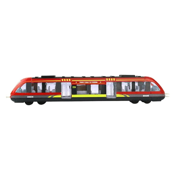 LeeQinersw High - Speed Rail Model Die Cast Model Children Toys Alloy Car Red