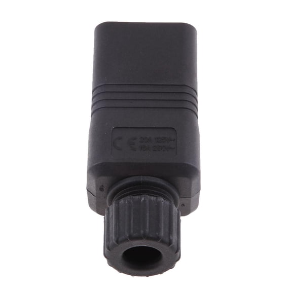 LeeQinersw IEC 320 C20 16A 250V AC Plug, C20 Male DIY Rewirable Plug, C20 Locking Screw