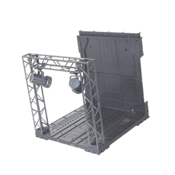 LeeQinersw Interlocking Display Base for Models Home Decor Backdrop Action Figure Stand Style B