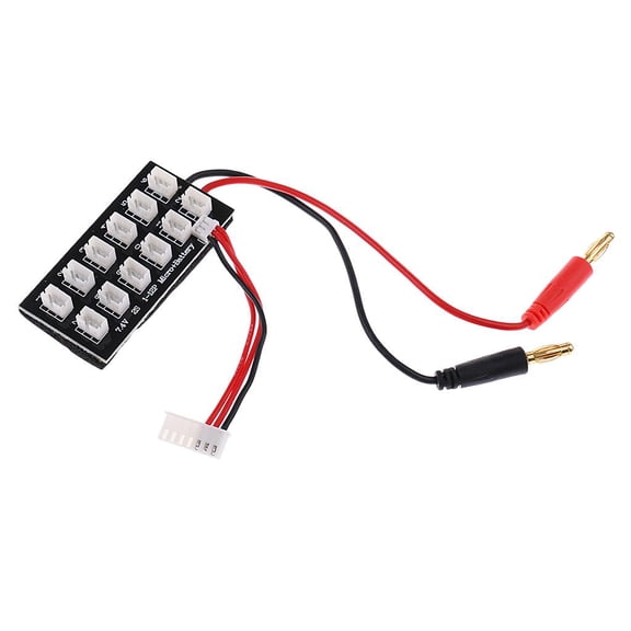 LeeQinersw JST-.4v 2.0-2s Parallel Charger with Battery Charging 4mm Charger with Banana Connector