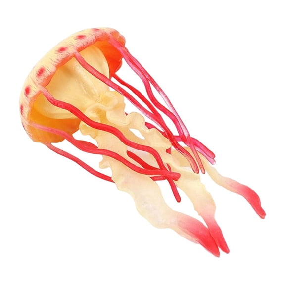 LeeQinersw Jellyfish Model Figures Early Education Vivid Educational Toys Tools Yellow