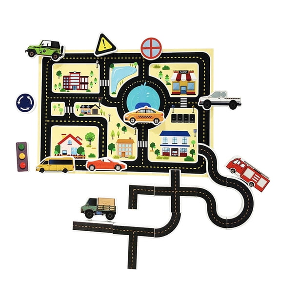 LeeQinersw Jigsaw Puzzle Durable DIY Accessories Rail Vehicle Model Gifts Multipurpose Bath