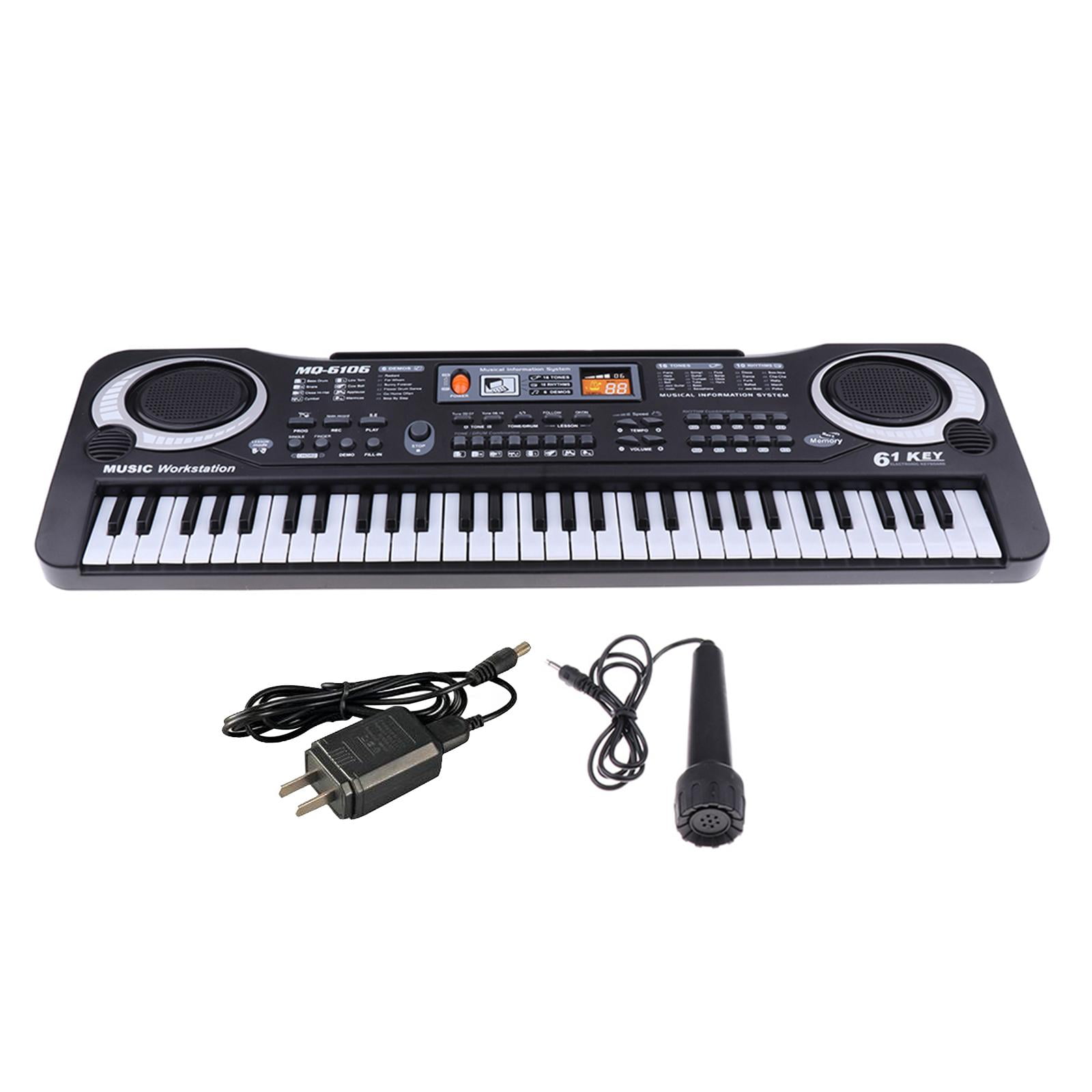 LeeQinersw Keyboard Piano 61 Key Keyboard Multifunctional Keyboard Piano