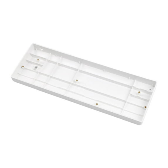 LeeQinersw Keyboard Shell Case Replacement Wear Resistant DIY Component Practical Compact Easy to Use Accessories Professional for GH60 White