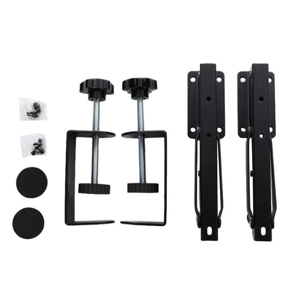 LeeQinersw Keyboard Tray Clamp Mount 0.5-9.5cm Adjustable Height Computer Drawer for Typing