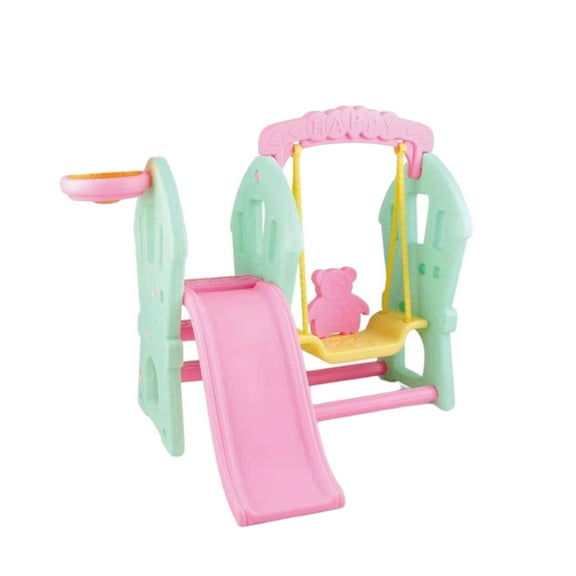 LeeQinersw Kids Baby Doll Swing Toy Simulation Plastic Simple Assembly Swing Toy Gift For