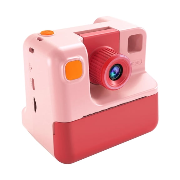 LeeQinersw Kids Camera Instant Print Small Unique Video Recording Practical Stable for Boys Pink