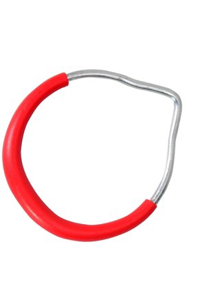Kids Outdoor Trapeze Swing Ring Playground Swing Accessory Sport Games Red