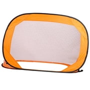 LeeQinersw Kids Portable Soccer Goal Mini Football Gate Outdoor Sport Training - Orange
