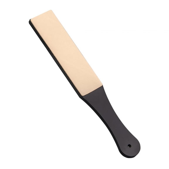 LeeQinersw Knife Stropping Paddle Block Knife Sharpener Portable Buffing Board DIY Craft PU 28x4.4cm