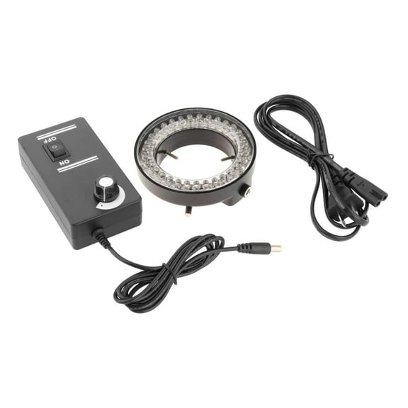 LeeQinersw LED Ring Light with Power Adapter for Industry Stereo Microscope Camera 64pcs