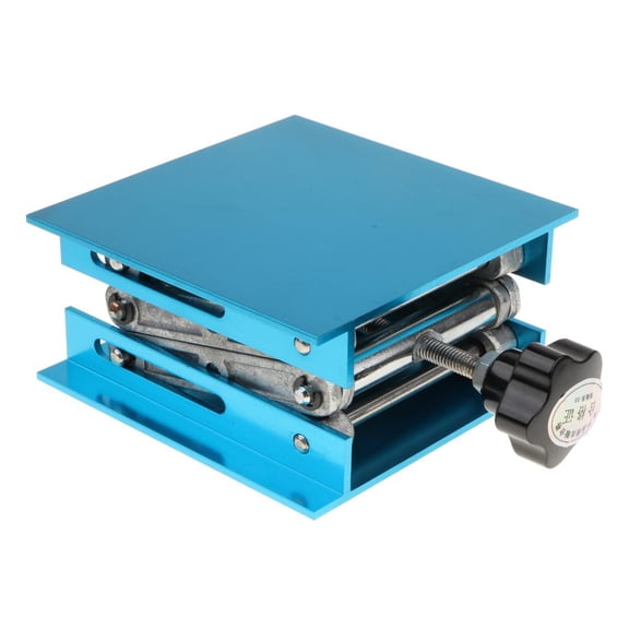 LeeQinersw Laboratory Stand Table Scissor Lift laboratory Alumina Lab 100x100mm