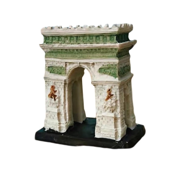 LeeQinersw Landmark Building Model Paris Triomphe Construction Model for Ornaments Souvenir