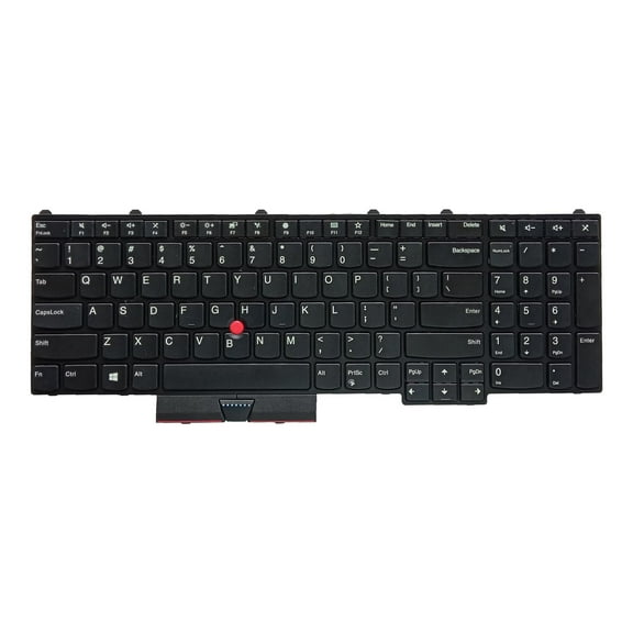 LeeQinersw Laptop Keyboard, US Layout English Black with Pointing for 1HW200 SN20M15446