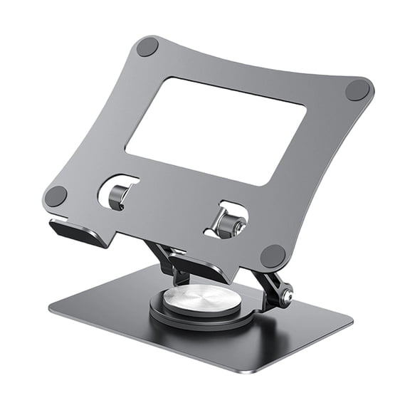 LeeQinersw Laptop Stand Holder, Non-Slip Collaboration Rotating Elevator, Heavy Duty Metal grey