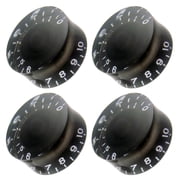 LeeQinersw Les Paul Guitar Tone& Volume Control Knobs Music Instrument Parts 4pcs Black