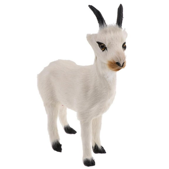 LeeQinersw Lifelike Standing Sheep Model Toy Yard Animal Action Figures Home Dcorative
