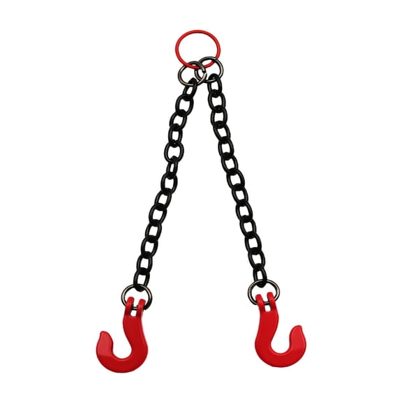 LeeQinersw Lifting Chain for RC Cars, RC Car Accessories, Robust Metal Chain with Realistic 2 Hook