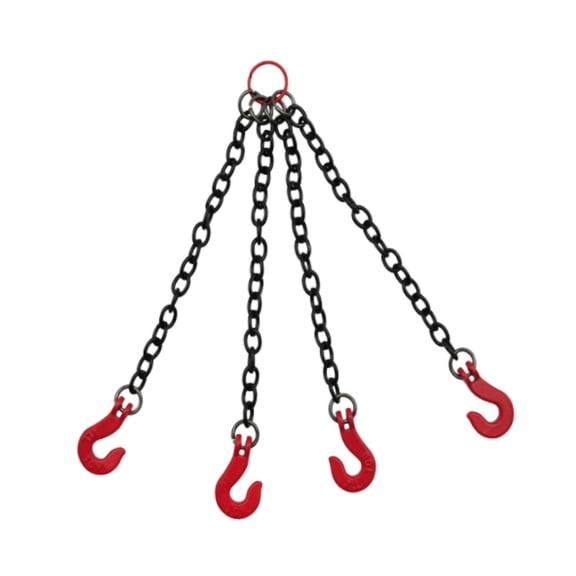LeeQinersw Lifting Chain for RC Cars, RC Car Accessories, Robust Metal Chain with Realistic 4 Hooks