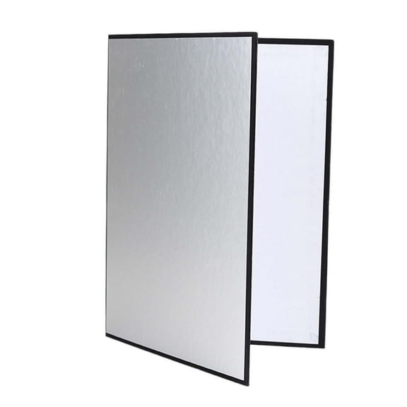 LeeQinersw Light Reflector Foldable Light Diffuser Board Tabletop, Professional,Photography Argent