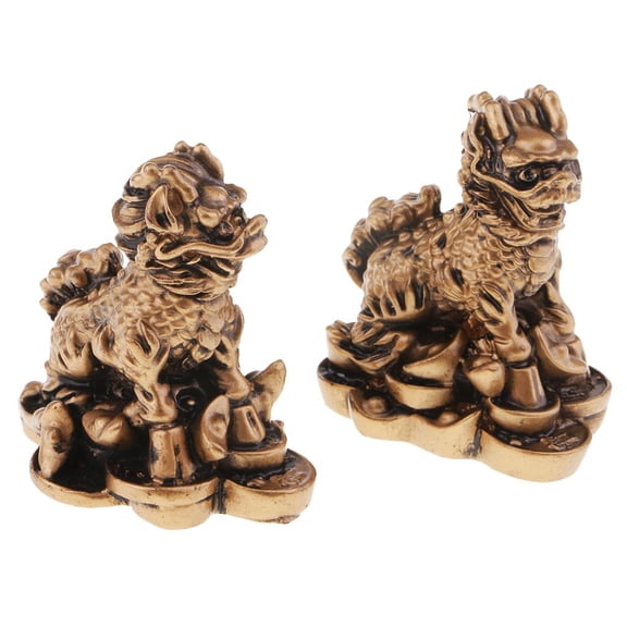 LeeQinersw Lin Statue Home Decoration Crafts House Lucky Office Feng Shui Ornaments
