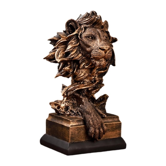 LeeQinersw Lion Sculpture Collection Table Centerpiece Lion Statue Tabletop Ornament Animal