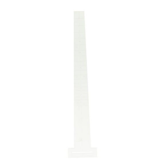 LeeQinersw Luthier Jig Strings Ruler Transparent Wire Precision Fret Replacement Part for 18 inches