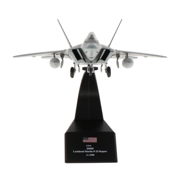 LeeQinersw MagiDeal 1:1 American Aircraft F-22 Fighter Raptor Pplane Diecast Alloy Models