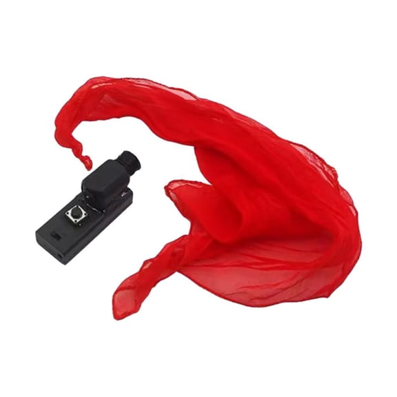 LeeQinersw Magician Magic Trick Toy Accessory Kit [Red Silk Scarf + Playing Cards + Flying