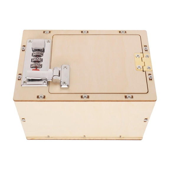 LeeQinersw Mechanical Password Box DIY Scientific Experiments Home Education Projects Model