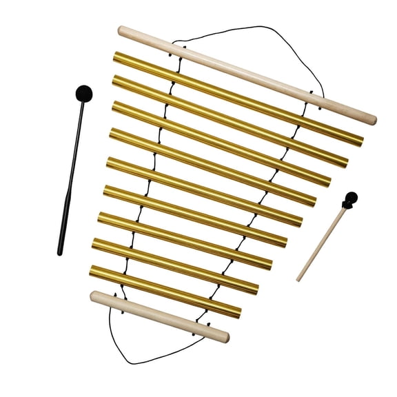 LeeQinersw Meditation Flow Chime Musical Percussion Instrument for Classroom Decoration Yellow
