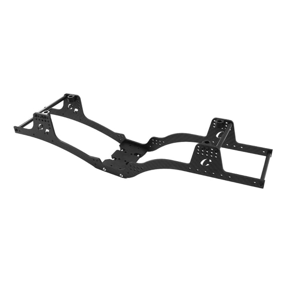 LeeQinersw Metal Chassis Sturdy Stable for SCX10 90046 RC Vehicle Accessories Black