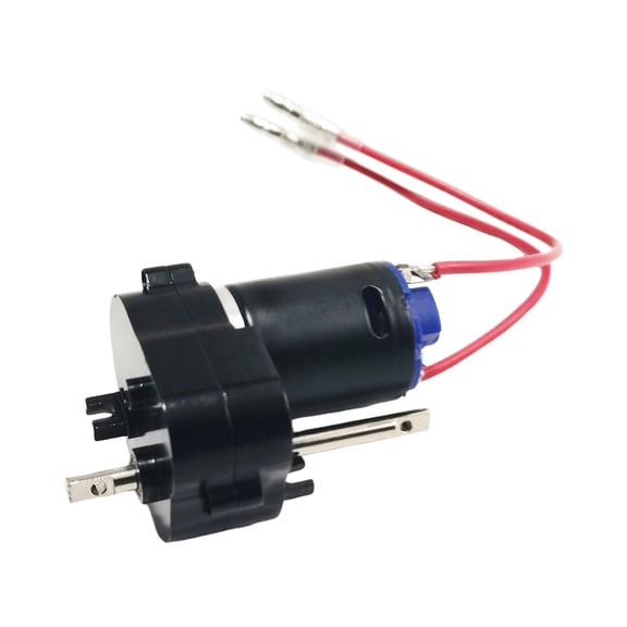 LeeQinersw Metal Gearbox with 370 Metal Gear 4mm Plug Engine Gear Box for MN99S V2 MN78 Black