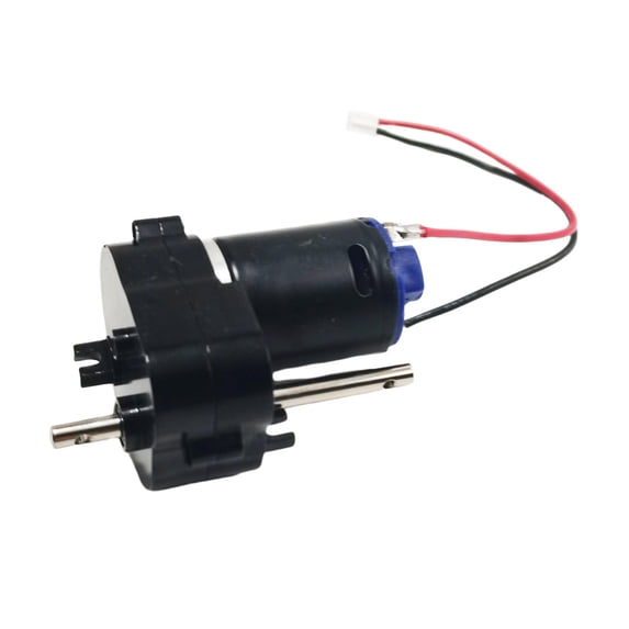 LeeQinersw Metal Gearbox with 370 Motor Engine Gear Box Easy to Install Replace Part Remote Control Car Model Accessories for MN78 MN168 Black