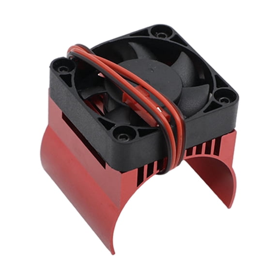 LeeQinersw Metal RC Motor Cooling Fan 1515 1512 4268 Motor Spare Parts Radiator Cooling Fan for Kraton 1/8 RC Car Accessories Red