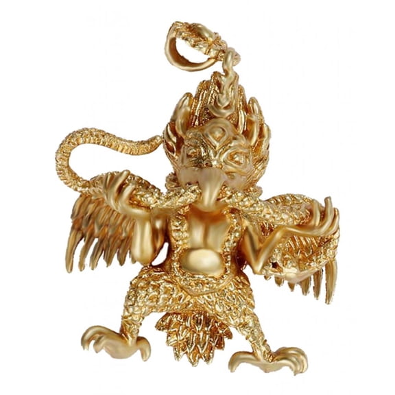 LeeQinersw Metal Thai Buddhist Garuda Protection Amulet Charm Necklace Pendant Collectibles