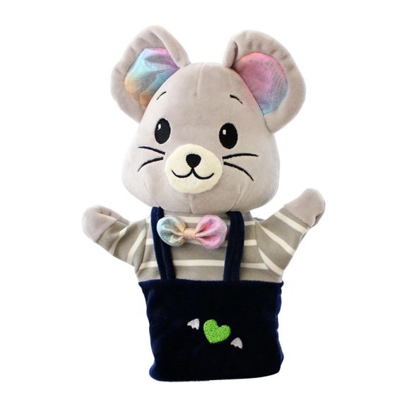 LeeQinersw Mice Hand Puppet Cat Wrestling Glove Toy Storytelling for Indoor Exercise Party
